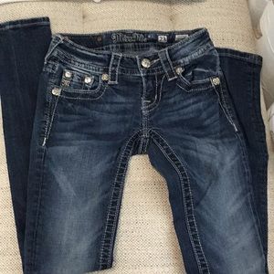 Miss Me Girls  Skinny Jeans size 23
